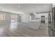 Modern kitchen with a large center island perfect for entertaining and stainless appliances at 4781 Stoneham, Pahrump, NV 89061