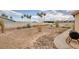 Large backyard has lots of potential for landscaping and enjoying the weather at 4878 Califa Dr, Las Vegas, NV 89122