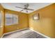 Bedroom featuring new flooring and a ceiling fan at 5823 Rose Sage St, North Las Vegas, NV 89031