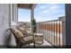 Comfortable balcony with outdoor seating to enjoy the outdoor view at 6740 Nimbus Ave # Lot 10, Las Vegas, NV 89130