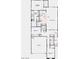 Detailed floor plan showcasing the layout of the home, including bedrooms, bathrooms, kitchen, and living spaces at 739 Wild Highlands Ln, Henderson, NV 89015