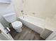 Cozy bathroom with a shower-tub combo and modern fixtures at 8545 Summer Vista Ave, Las Vegas, NV 89145