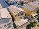 Aerial view of a well-maintained home with a patio, backyard, and desert landscaping at 9543 Havasu Canyon Ave, Las Vegas, NV 89166