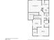 Second floor plan view exhibits bedrooms, bathrooms, closets, and laundry room layout at 9543 Havasu Canyon Ave, Las Vegas, NV 89166