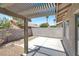 Backyard with concrete patio at 1225 Stonesthrow Cir, North Las Vegas, NV 89031