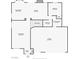 Detailed first floor plan showing layout with kitchen, living, and dining room dimensions at 1333 Date Palm Cir, Las Vegas, NV 89108