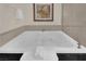 This luxurious bathtub features jets for a spa-like experience, perfect for relaxation and unwinding after a long day at 135 E Harmon Ave # 315, Las Vegas, NV 89109