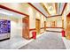 Elegant hallway with warm lighting, decorative ceiling, and elevator access, creating a welcoming ambiance at 135 E Harmon Ave # 315, Las Vegas, NV 89109