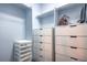 Spacious walk-in closet with custom built-ins at 2189 De Narvik Dr, Henderson, NV 89044