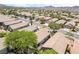 Aerial view showcasing the neighborhood homes and surrounding community at 2326 Garnet Star St, Henderson, NV 89044