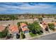 Aerial view of the neighborhood showing the tree-lined streets and well-maintained homes at 2412 Muirfield Ave, Henderson, NV 89074