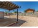 The backyard includes a covered patio, creating a relaxing outdoor living space at 2432 Spanish Ct, Las Vegas, NV 89108