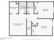 Upstairs floor plan with bedrooms and the primary suite with closet and bath at 2830 Crystal Lantern Dr, Henderson, NV 89074