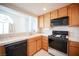 Kitchen featuring tile countertops and ample cabinet space at 2859 Palleta Dr, Henderson, NV 89074