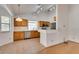 Cozy kitchen with stainless steel appliances and track lighting at 2904 Channel Bay Dr, Las Vegas, NV 89128