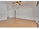 Spacious living area with vaulted ceilings and sliding glass door at 2904 Channel Bay Dr, Las Vegas, NV 89128