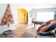 Inviting living room with stylish decor, a pool table, and a comfortable massage chair, perfect for entertaining at 3436 N Tenaya Way, Las Vegas, NV 89129