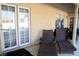 Patio featuring outdoor lounge chairs, offering a cozy spot to enjoy outdoor living at 3436 N Tenaya Way, Las Vegas, NV 89129