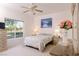 Serene bedroom with natural light, comfortable bed, and ample closet space at 4970 Black Bear Rd # 101, Las Vegas, NV 89149