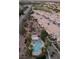 The community pool offers lounge seating, mature trees, and well-maintained landscaping throughout the area at 4970 Black Bear Rd # 101, Las Vegas, NV 89149