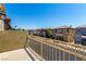 Residential street view of homes from a second-story balcony at 6308 Anticline Ave, Las Vegas, NV 89139
