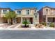 Charming two-story home with a front patio and a balcony on the second floor at 6308 Anticline Ave, Las Vegas, NV 89139