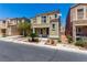 Charming two-story home with a front patio and a balcony on the second floor at 6308 Anticline Ave, Las Vegas, NV 89139