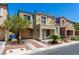 Charming two-story home with a front patio and a balcony on the second floor at 6308 Anticline Ave, Las Vegas, NV 89139