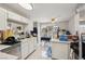 Bright kitchen with white cabinets, offering plenty of countertop space, with an eat-in breakfast area at 6812 Coral Rock Dr, Las Vegas, NV 89108