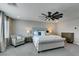 Spacious main bedroom with ample lighting, a ceiling fan, and a sitting area at 7077 Sunland Hills Ave, Las Vegas, NV 89113