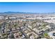 An aerial view of this well-planned community and the shopping areas in the distance at 7143 S Durango Dr # 202, Las Vegas, NV 89113