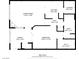 A detailed floor plan showing the layout of the house, including dimensions of rooms and hallways at 7143 S Durango Dr # 202, Las Vegas, NV 89113