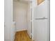 A dedicated laundry area with a washer hookup and a spacious closet, conveniently located near the kitchen at 7143 S Durango Dr # 202, Las Vegas, NV 89113