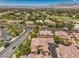 Scenic aerial view showing the community's location near the mountains and a well-planned street design at 8737 Red Brook Dr # 204, Las Vegas, NV 89128