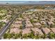 Community aerial view showing the lush landscaping, a nearby golf course, and convenient access to local amenities at 8737 Red Brook Dr # 204, Las Vegas, NV 89128