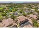 Community aerial view highlighting the buildings, landscaping, and street layout, showcasing the property's desirable location at 8737 Red Brook Dr # 204, Las Vegas, NV 89128