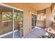 This balcony offers a serene retreat with wrought iron seating, perfect for enjoying peaceful outdoor moments at 8737 Red Brook Dr # 204, Las Vegas, NV 89128