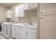 Bright laundry room with ample cabinets and a large utility sink at 8737 Red Brook Dr # 204, Las Vegas, NV 89128