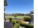 Scenic view from the house overlooking a well-manicured golf course at 9116 Vista Greens Way # 104, Las Vegas, NV 89134