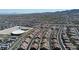An aerial view of a planned community with rows of similar-style houses and well-organized streets at , Henderson, NV 89044