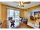 Cozy dining area featuring seamless access to the back yard and the living room at , Las Vegas, NV 89145
