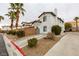 Charming townhome with desert landscaping, spacious driveway, and a private front courtyard at , Las Vegas, NV 89145