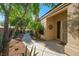 Inviting front entrance with beautiful landscaping and a well-maintained walkway at 1441 Palm Dr, Laughlin, NV 89029