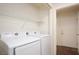Laundry room with both washer and dryer and wire rack storage at 2110 Los Feliz St # 1034, Las Vegas, NV 89156