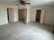 Large bedroom featuring carpet and multiple closet doors, creating ample storage at 2728 Aspen Wood Ave, Henderson, NV 89074
