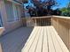 Well-maintained deck providing a relaxing outdoor space with views of the landscaped backyard at 2728 Aspen Wood Ave, Henderson, NV 89074