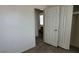 Bedroom with walk-in closet and view into an en-suite bathroom at 3021 New Journey Way, North Las Vegas, NV 89031