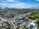 An aerial view showcases the surrounding neighborhood near the Las Vegas Strip with easy access to nearby amenities at 3647 Ottawa Cir, Las Vegas, NV 89169