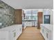 Modern kitchen boasting stainless steel appliances, an island, and sleek countertops at 3647 Ottawa Cir, Las Vegas, NV 89169
