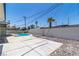 Relaxing backyard pool with concrete patio and privacy walls offering a serene escape at 3647 Ottawa Cir, Las Vegas, NV 89169